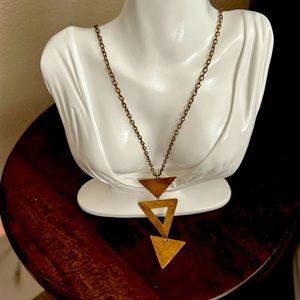 Boho Fire Sign Long Necklace